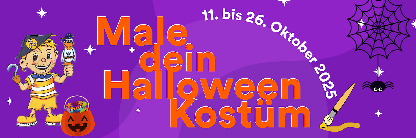 Veranstaltungsgrafik zur Ferien-Malaktion