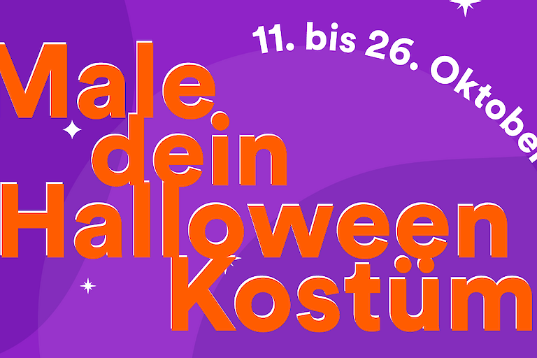 Veranstaltungsgrafik zur Ferien-Malaktion