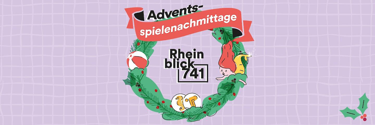Veranstaltungsgrafik zu den Adventsspielenachmittage im Rheinblick 741