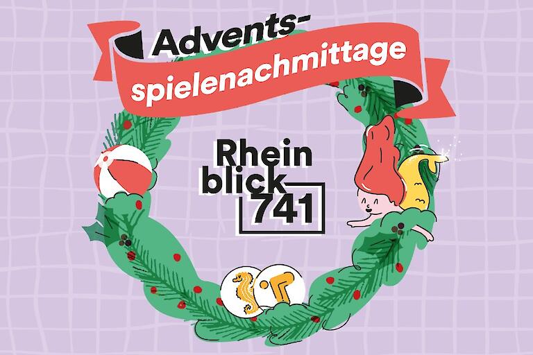 Veranstaltungsgrafik zu den Adventsspielenachmittage im Rheinblick 741