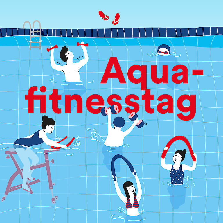 Veranstaltungsgrafik zur Veranstaltung "Aquafitnesstag" im Badehaus Benrath