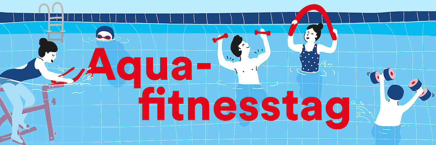 Veranstaltungsgrafik zur Veranstaltung "Aquafitnesstag" im Badehaus Benrath
