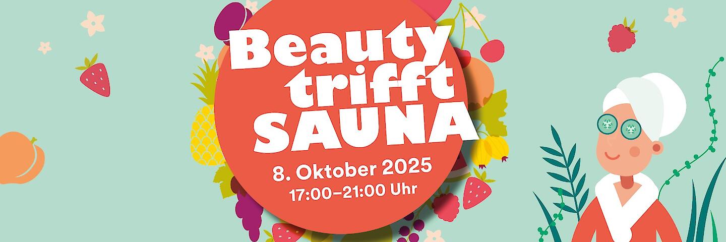 Veranstaltungsgrafik Beauty trifft Sauna in der Münster-Therme