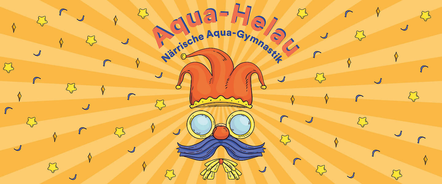 Veranstaltungsgrafik "Aqua-Helau" im Familienbad Niederheid