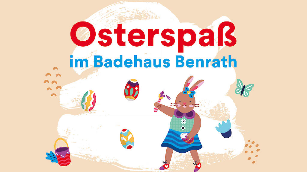 Veranstaltungsgrafik zur Veranstaltung "Osterspaß" im Badehaus Benrath